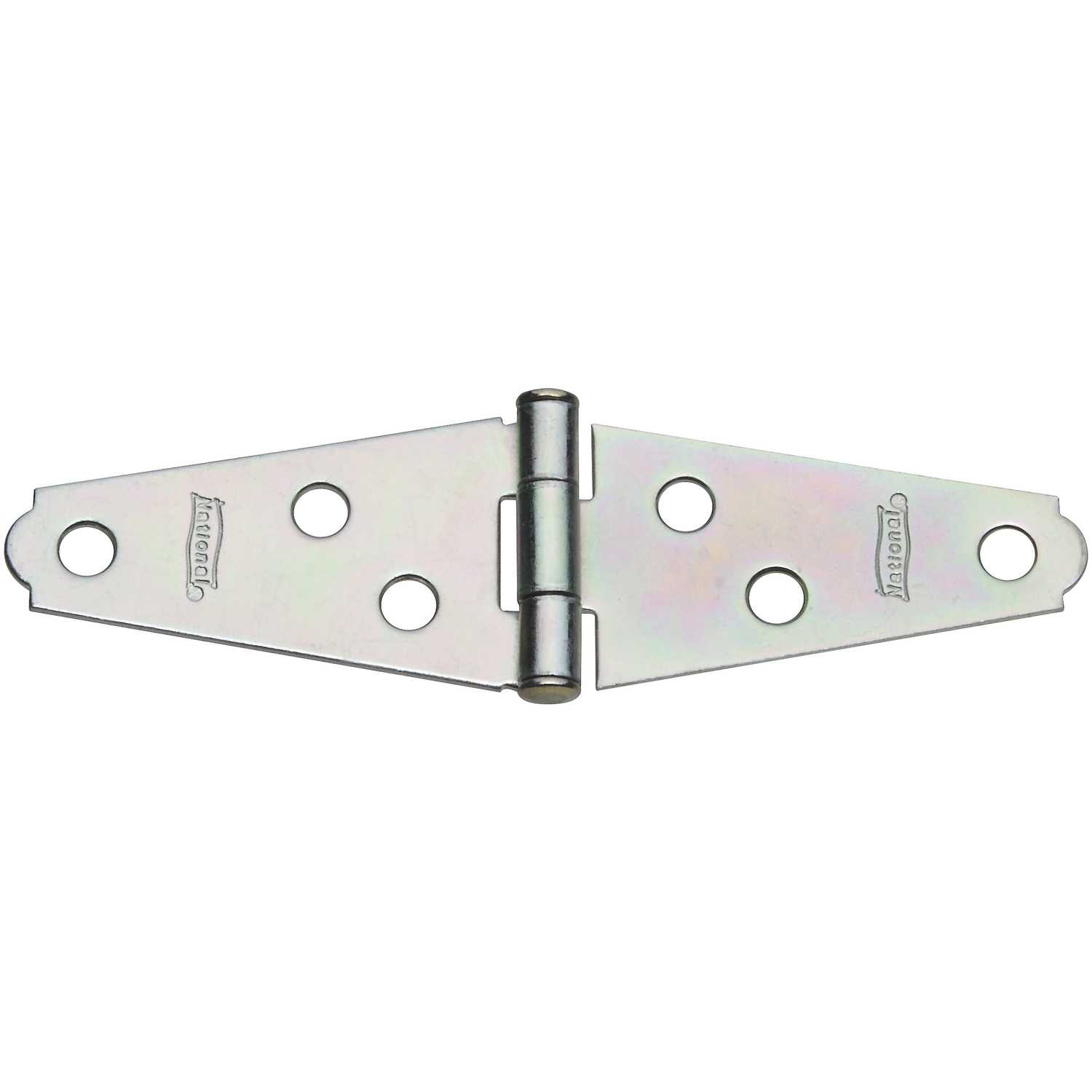 National Hardware 2 in. L ZincPlated Light Strap Hinge 2 pk Ace Hardware