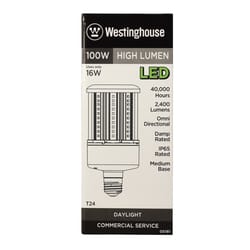 Westinghouse E26 (Medium) Light Bulb Daylight 100 Watt Equivalence 1 pk