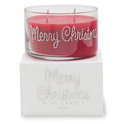 Primal Elements Red Merry Christmas Scent Wish Candle