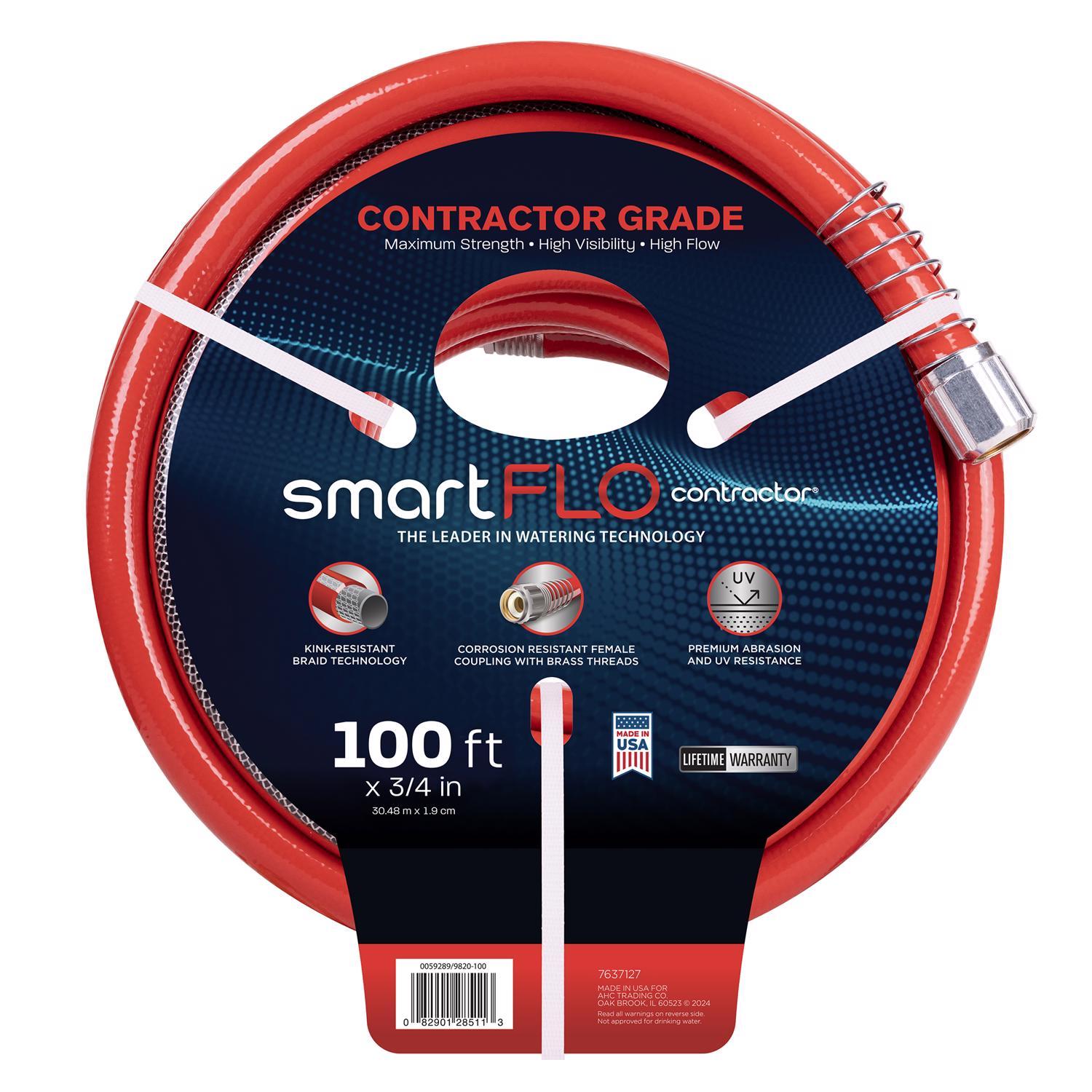 Ace Smartflo 3/4 in. D x 100 ft. L Contractor Garden Hose