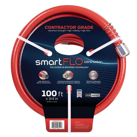 Ace SmartFLO 3/4 in. D X 100 ft. L Contractor Grade Garden Hose - Ace  Hardware