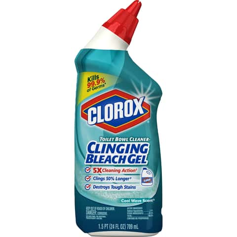 Clorox Bathroom Cleaning Supplies with Grout Cleaner, Toilet Bowl Cleaner,  & Drain Cleaner