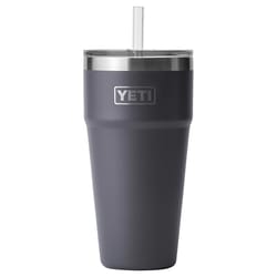 2pack Screw-on Straw Lid, Fit YETI Stronghold 30 oz Travel Mug ONLY,  Clear+Black