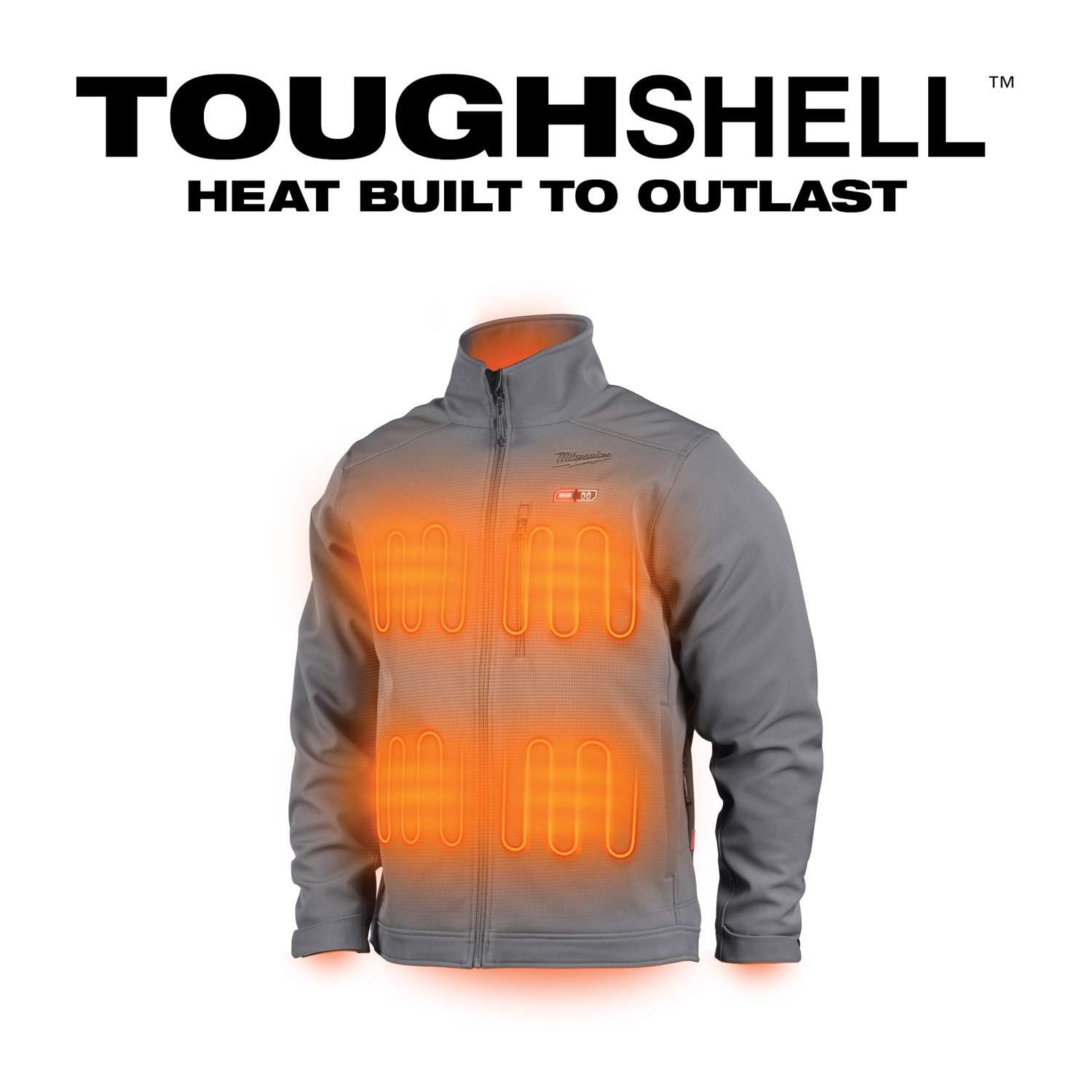 Milwaukee M12 TOUGHSHELL XL Long Sleeve Unisex Heated Jacket Kit Gray - Ace  Hardware