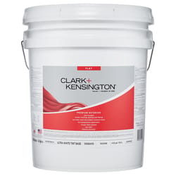 Clark+Kensington Flat Tint Base Ultra White Base Premium Paint Exterior 5 gal