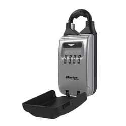 Master Lock 5420D Portable Universal Lock Box 2-7/8 in. W Metal 4-Dial Combination Lock Box