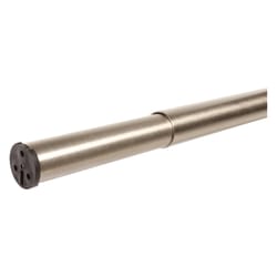 John Sterling Pro HD 72 in. L X 1-1/4 in. D Adjustable Brushed Nickel Steel Heavy Duty Closet Rod