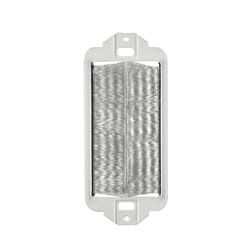 Leviton White 1 gang Thermoplastic Decorator Brush Bulk Cable Wall Plate 1 pk