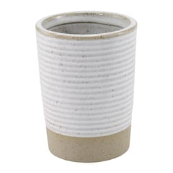Avanti Linens Drift White Ceramic Tumbler