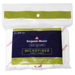 Benjamin Moore Microfiber 4 in. W X 3/8 in. Mini Roller 10 pk