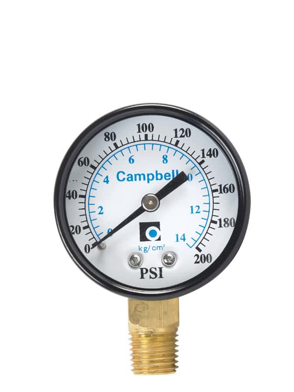 Campbell Pressure Gauge 200 psi Ace Hardware