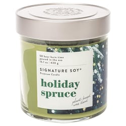 Signature Soy Signature Soy Green Holiday Spruce Scent Candle Candle 15.1 oz