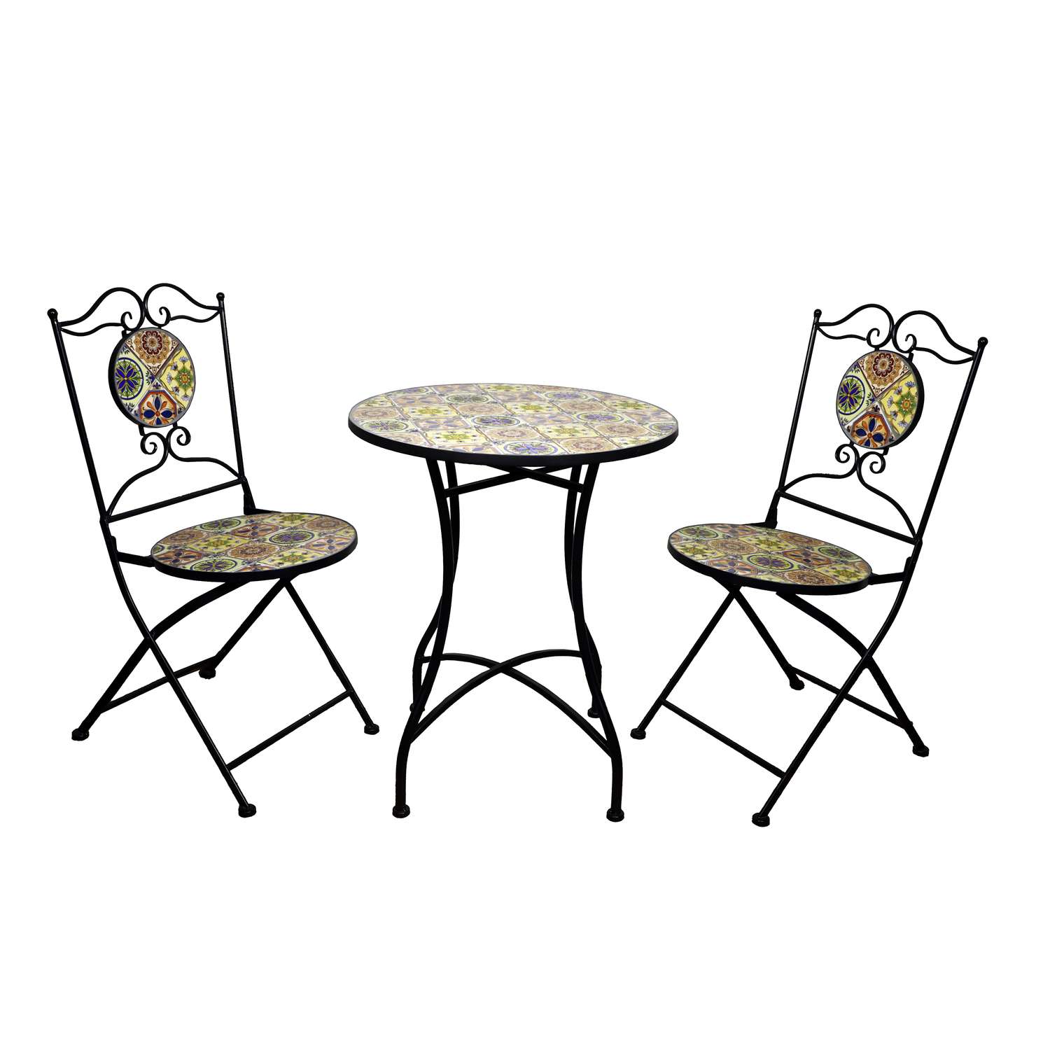 Alpine 3 pc Black Metal Bistro Set Ace Hardware