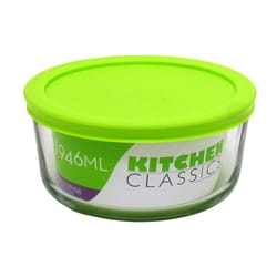 Kitchen Classics 4 cups Clear Food Storage Container 1 pk