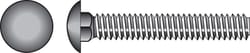 Hillman 0.375 in. X 3 in. L Stainless Steel Carriage Bolt 25 pk