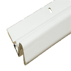 Randall White Aluminum/Vinyl Weatherstrip Door Stop Set 1 pc