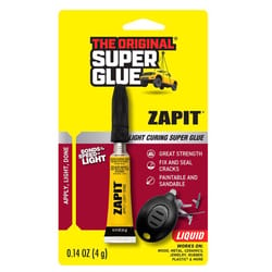 The Original Super Glue Zap It High Strength Light Cure Super Glue 0.14 oz