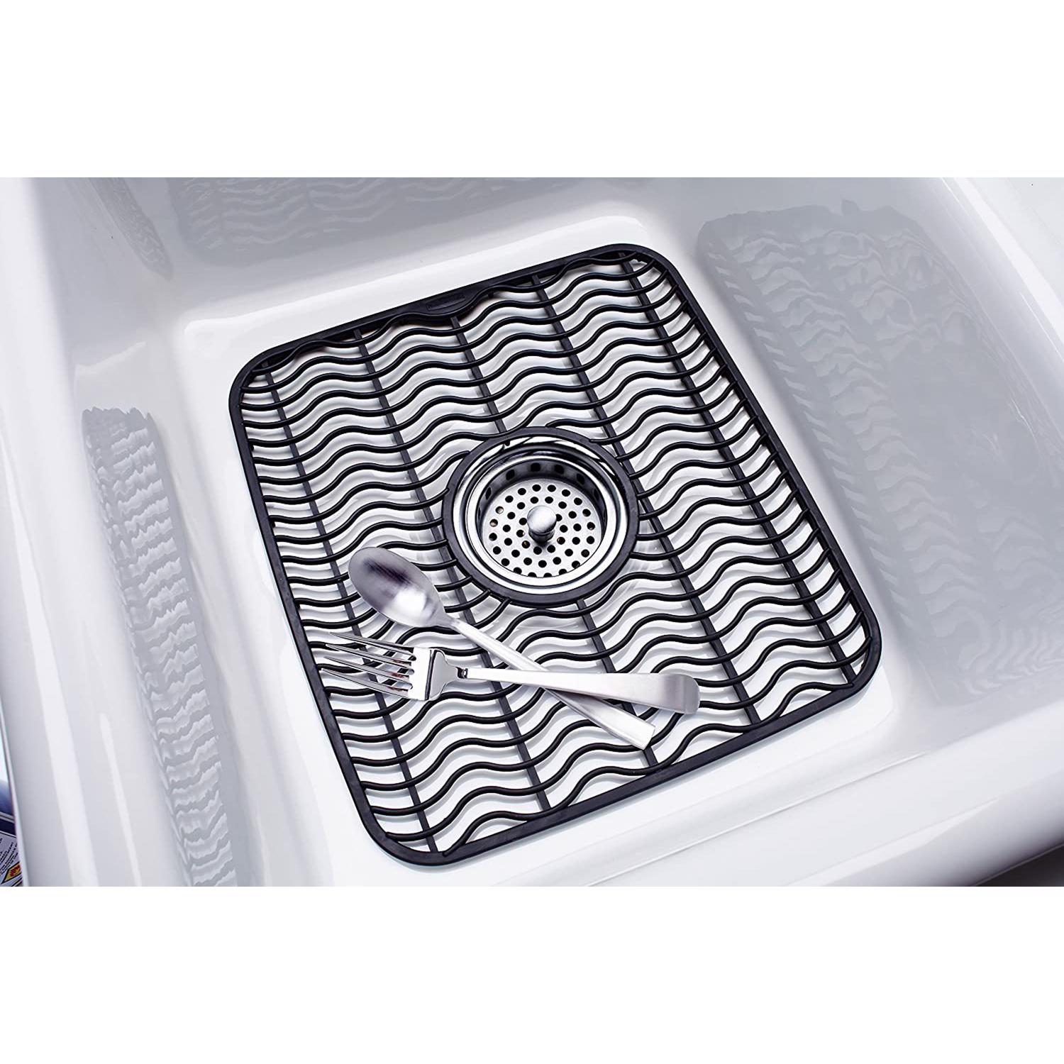 Rubbermaid 10.7 In. x 12.7 In. White Sink Mat - Crafty Beaver Home Center