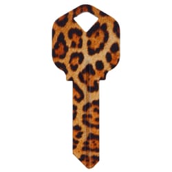 Hillman Wackey Leopard House/Office Universal Key Blank Single