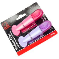 Chef Craft Assorted Colors Plastic Magnetic Clips