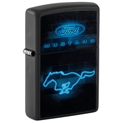 Zippo Black 218 Ford Mustang Lighter 2 oz 1 pk