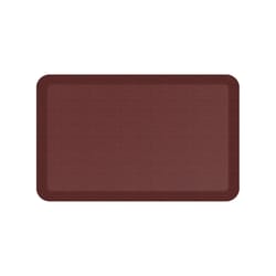 Gel Pro 20 in. W X 32 in. L Burgundy Polyurethane Accent Rug