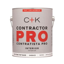 C+K Contractor Pro Flat Tint Base Mid-Tone Base Paint Interior 1 gal