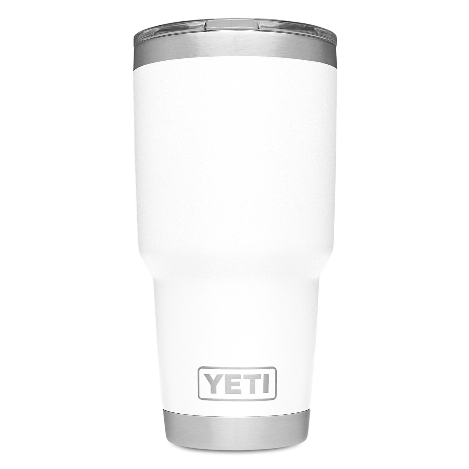 white yeti tumbler 30 oz
