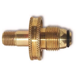 Flame Engineering Hand-Tighten 1/4 in. D Brass Excess Flow POL Fitting