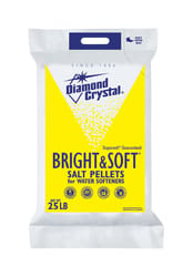 Diamond Crystal Bright & Soft Water Softener Salt Pellets 25 lb