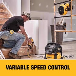 DeWalt 20V MAX 11 in. H X 11 in. D Variable speed Jobsite Fan