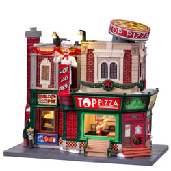 Lemax Multicolored Top Pizza Christmas Village