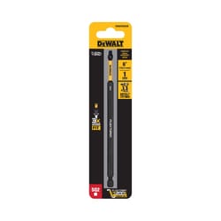 DeWalt FlexTorq Square #2 X 6 in. L Impact Driver Bit Steel 1 pk