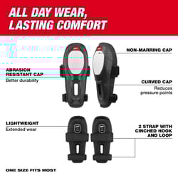 Milwaukee Tool 4.5 in. L X 7.4 in. W Knee Pads Black