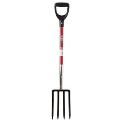 Ace 4 Tine Steel Spading Fork 30 in. Fiberglass Handle