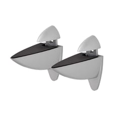 Dolle Ara 4.5 in. H X 1.8 in. W X 4.1 in. D Silver Metal Shelf Clips