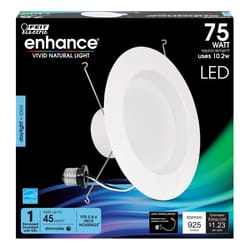 Feit Enhance White 5-6 in. W LED Dimmable Recessed Downlight 10.2 W