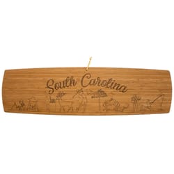 Totally Bamboo 30 in. L X 8.5 in. W X 0.75 in. Bamboo South Carolina State Serving & Cutting Board