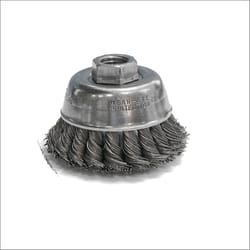 CGW 6 in. Knot Wire Cup Brush Carbon Steel 6500 rpm 1 pc