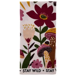 Karma Shelly Multicolored Cotton Stay Wild Tea Towel 1 pk