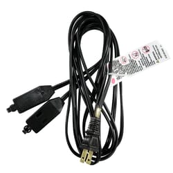 Ace Indoor 12 ft. L Black Extension Cord 16/2 SPT-2