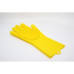 FurZapper Yellow All Pets Grooming Gloves