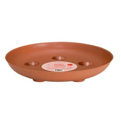 Curtis Wagner Plastics 1.5 in. H X 8 in. D Plastic Plant Saucer Terracotta