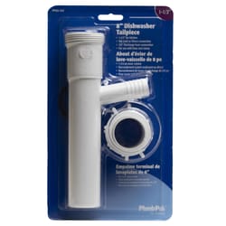 Plumb Pak 1-1/2 in. D X 8 in. L Plastic Branch Tailpiece
