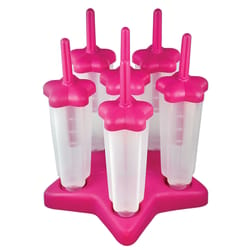 Tovolo Pink Plastic Star Pop Mold 4 oz