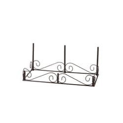 Brown Metal Outdoor Garden Stake Display Rack