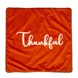 Glitzhome 20 in. Thankful Pillow Cover Fall Decor