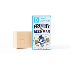 Duke Cannon Holiday Frothy the Beer Man Woodsy + Sandalwood Scent Soap Bar 10 oz 1 pk