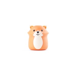 KIKKERLAND Fox Orange Plastic Toothbrush Holder