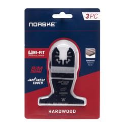 Norske Uni-Fit 2-3/4 in. Bi-Metal Japanese Tooth Flush Cut Blade Hardwood 3 pk